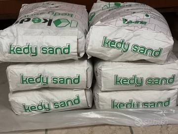 Sabbia polimerica in sacchi