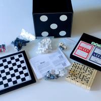 Cubo da gioco 6 in 1, Dama, Scacchi, Carte e altri