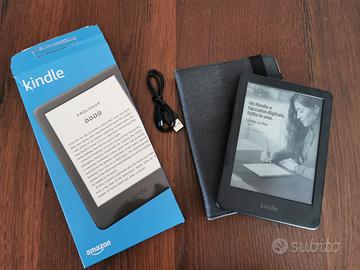 kindle nuovo + custodia ( solo aperta confezione) 
