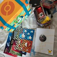 Lotto accessori e carte da collezione