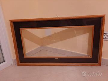 Cornice quadro in legno con vetro