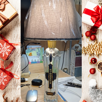 IDEA per NATALE! Lampada artigianale