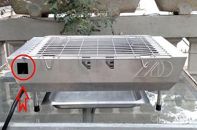 Griglia elettrica per interni ed esterni