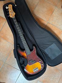 Basso elettrico EKO stile precision bass