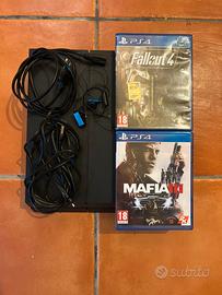 Playstation 4 + 2 giochi + controller attrix