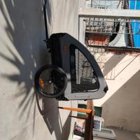 Rimorchio KESSER per bici per cani fino a 40 kg