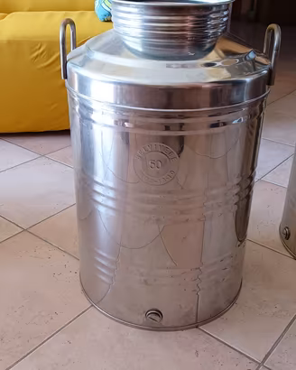bidone acciaio inox 18/10