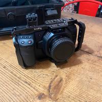 Blackmagic pocket cinema 4k + obiettivi Sigma + ac
