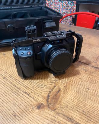 Blackmagic pocket cinema 4k + obiettivi Sigma + ac