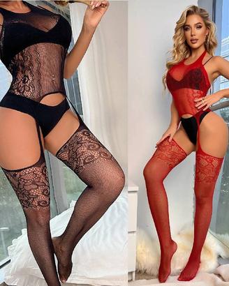 Lingerie sexy aperto bodystocking completo