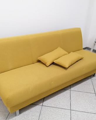 Divano letto a 3 posti con contenitore 