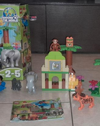 Set Lego Duplo 10804 Giungla Animale Set Completo