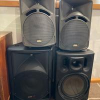 Coppia casse attive KamSoundforce8A +casse passive