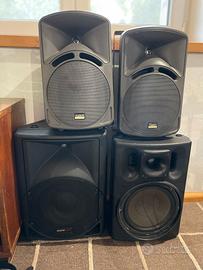 Coppia casse attive KamSoundforce8A +casse passive