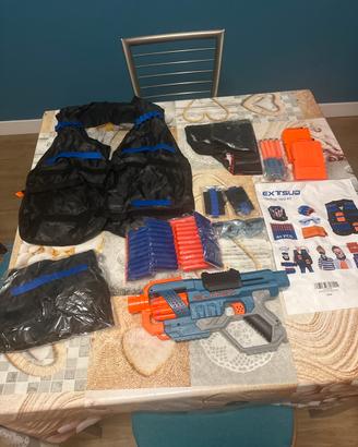 Pistola Nerf Elite 2.0 + kit tattico
