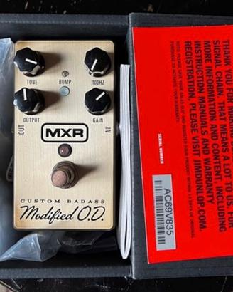 Mxr overdrive custom badass modified od