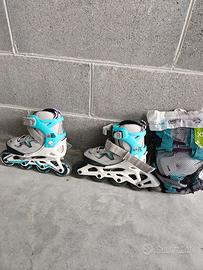 ROLLER BAMBINI allungabili 29-32 + protezioni