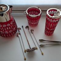 Set da bar cocktail vintage bartender mixology
