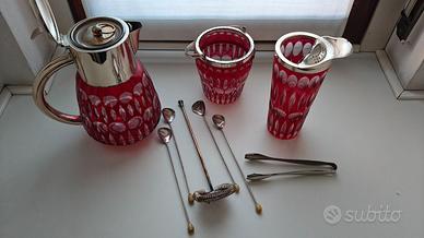 Set da bar cocktail vintage bartender mixology