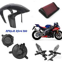 Aprilia Rsv4 1100 scarico parafango carbonio leve