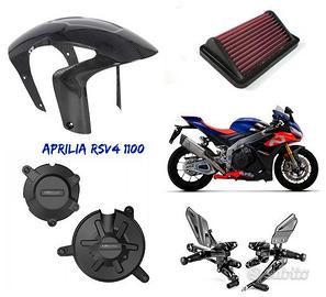 Aprilia Rsv4 1100 scarico parafango carbonio leve