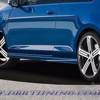 Minigonne laterali GOLF 7 look R in ABS