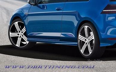 Minigonne laterali GOLF 7 look R in ABS