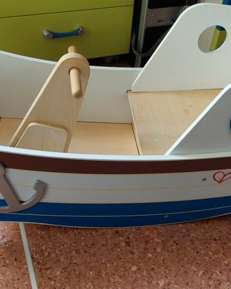 Barca a dondolo Hape in legno