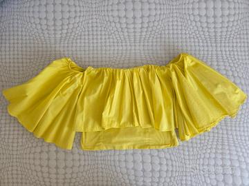 Top bustier di Vicolo giallo