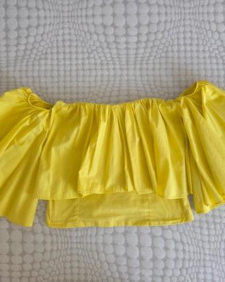 Top bustier di Vicolo giallo
