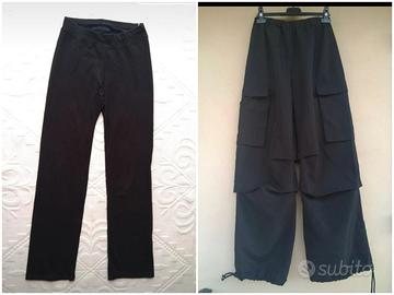 Lotto 2 Pantaloni Neri Donna - Taglia S (36-IT 40)