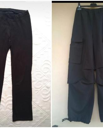Lotto 2 Pantaloni Neri Donna - Taglia S (36-IT 40)