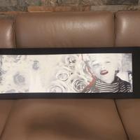 Quadro legno su tela Marilyn Monroe