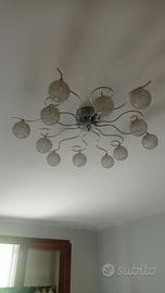 lampadario alogeno 12 luci