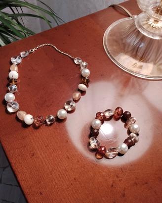 Set collana e bracciale Furla 