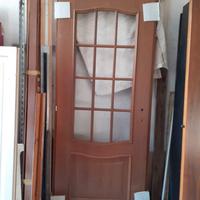 Porta interna con vetri 80x210 cm – apertura a dx