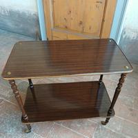 tavolino a due piani/carrello vintage