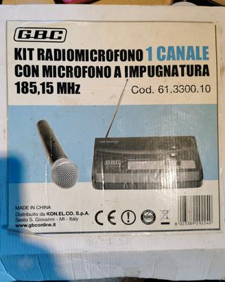 Kit Radiomicrofono GBC 