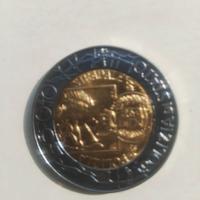 moneta 500 lire commemorativa Polizia di sta