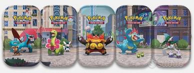 Pokemon Mini Tin da collezione Luminopoli