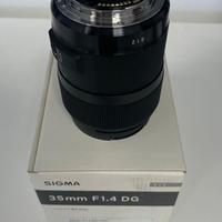 SIGMA 35 ART X  F. 1.4  EOS- SONY E- TL MOUNT