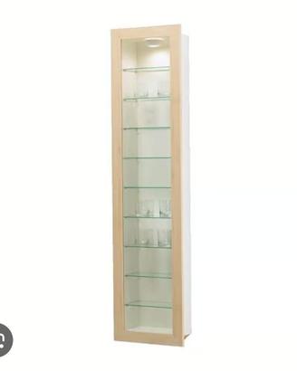 Vetrina espositore scaffale ikea bertby 