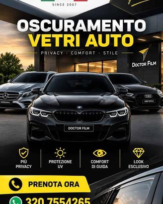 Oscuramento Vetri Auto