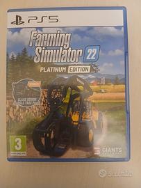 Farming simulator 22  platinum edition per ps5