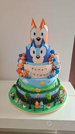 Torta scenografica di Bluey