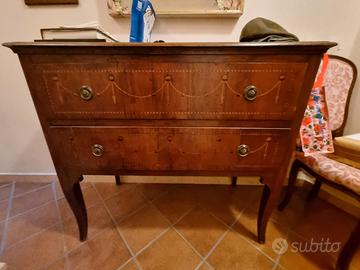 Comò, comoncino in note interrsiato Luigi XVI 1800