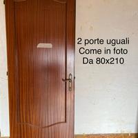 Porte  mogano varie misure 60/70/80x 210
