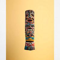 BA1  Poster Artistico cm. 50x70 "Totem Indio"