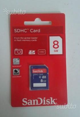Scheda SD Sandisk SDHC 8GB