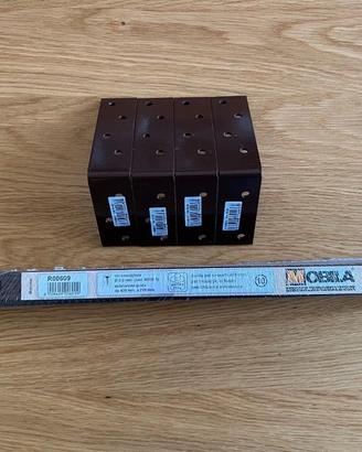 Set Guide Cassetti 400 mm + 4 staffe marrone